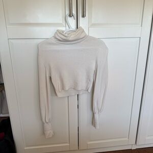 Wilfred Cream Cowl Neck Sweater